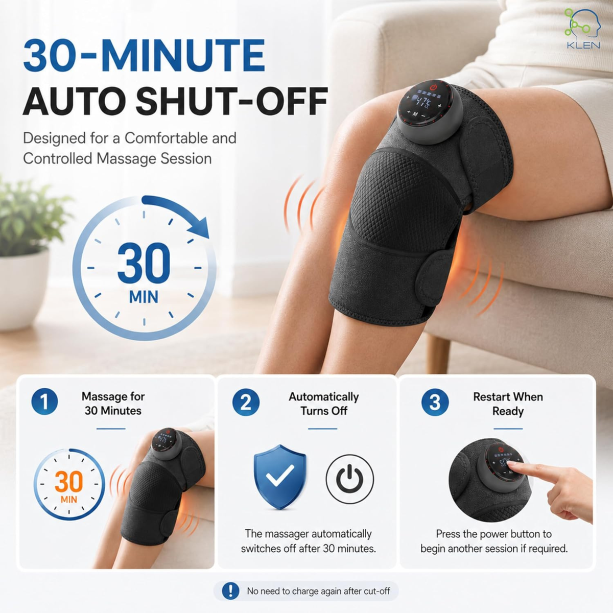 Massager Machine Automatic Handheld Shoulder Rechargable  Portable Device