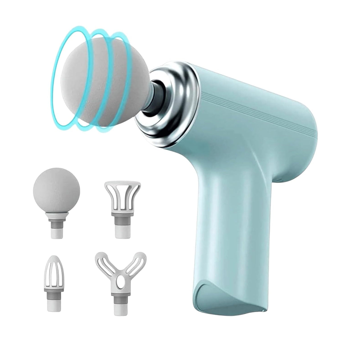 Percussion Massage Gun with 4 Attachments