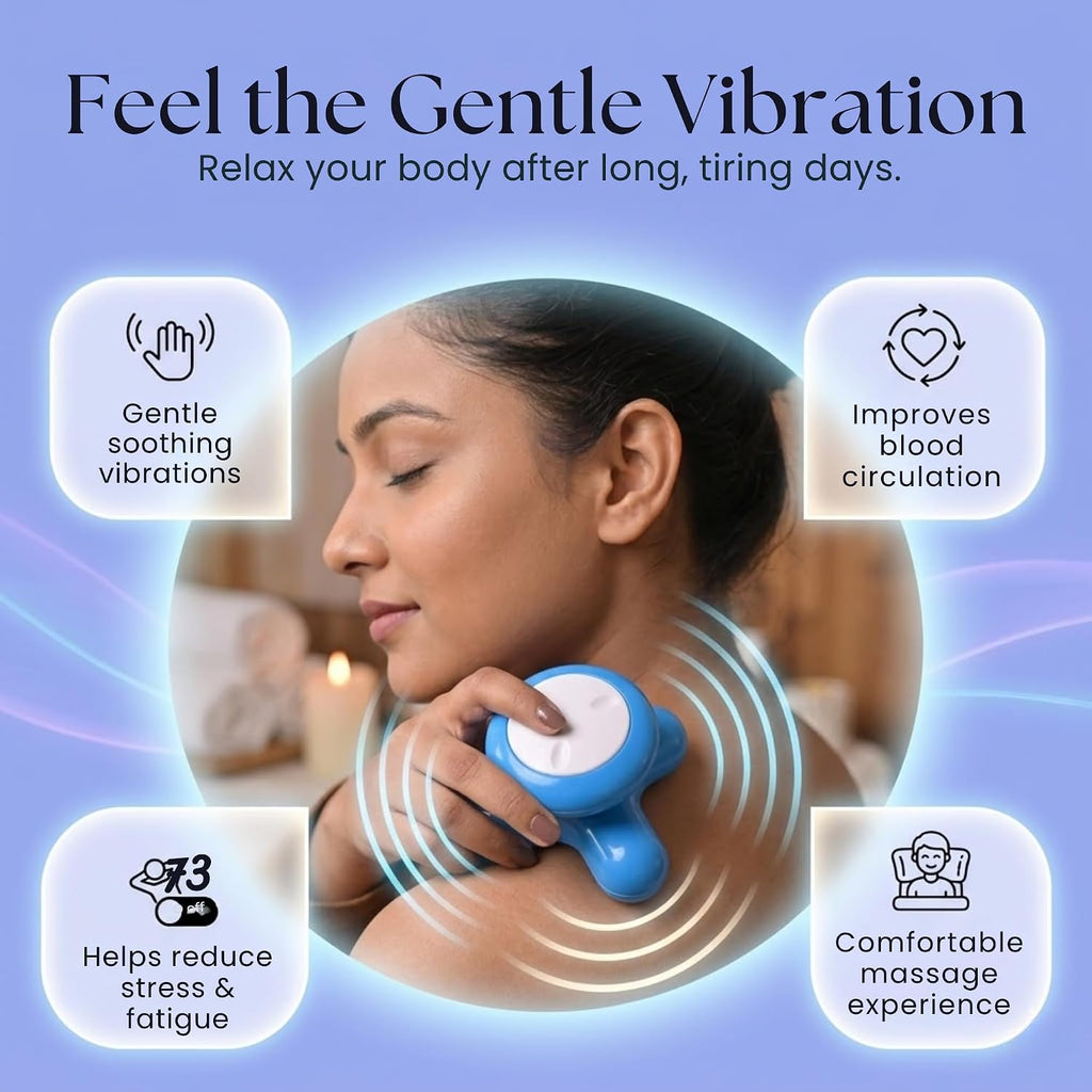 Mini Handheld Body Massager with USB Cable